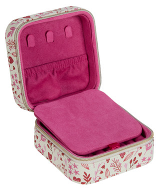 Thumbnail 3: Lesa Michele Womens Floral Jewelry Travel Case 
