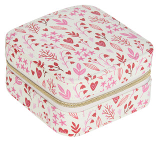Thumbnail 1: Lesa Michele Womens Floral Jewelry Travel Case 