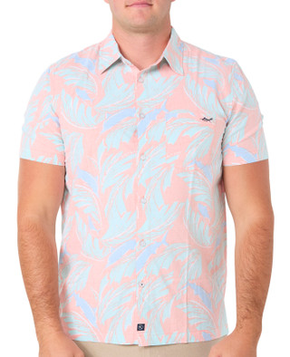 Thumbnail 1: Salt Life Men's Palm Promenade Button Front Shirt 