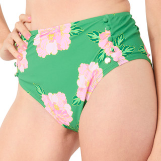 Thumbnail 2: Cece Women's Printed High Waist Swim Brief  