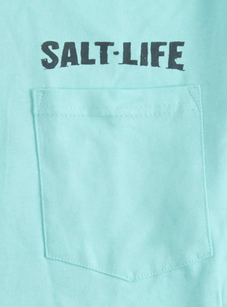Thumbnail 3: Salt Life Men's Long Sleeve Weekend Forecast Shirt 