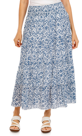 Thumbnail 1: Kings Road Women's Print Maxi Skirt 
