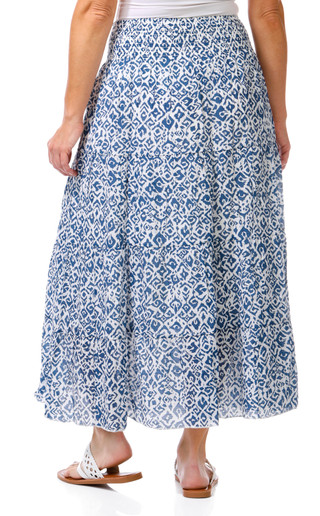 Thumbnail 7: Kings Road Women's Print Maxi Skirt 