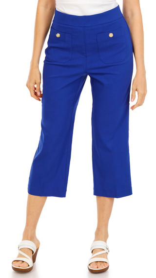 Thumbnail 1: Counterparts Women's Crest Button Capris 