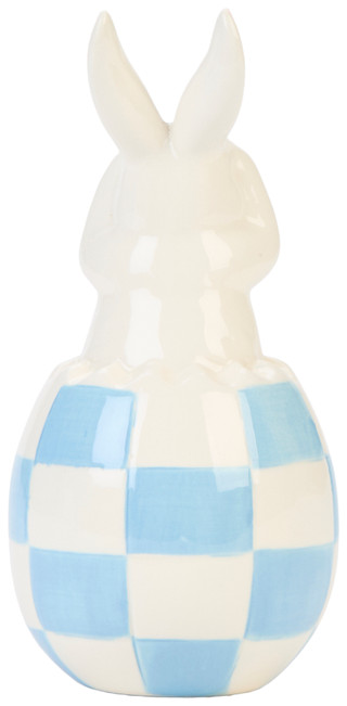 Thumbnail 2: PD HOME Ceramic Checker Bunny Home Accent 