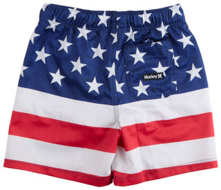 Thumbnail 2: Hurley Big Boys American Flag Swim Shorts 