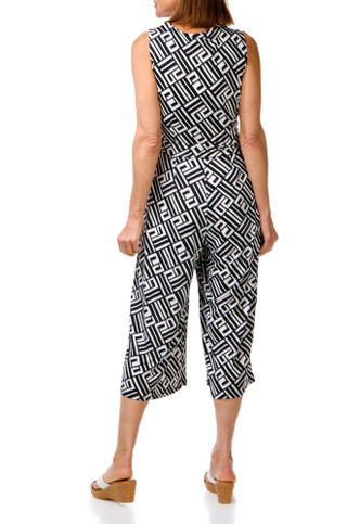 Thumbnail 2: Nina Leonard Women's Sleeveless Culotte Jumpsuit 
