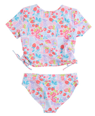 Thumbnail 2: Andy & Evan 2-Piece Big Girls Mixed Fruit Print Swimsuit 