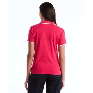 Thumbnail 2: Rafaella Womens Contrast Trim Johnny Collar Polo Top 