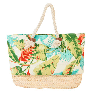 Thumbnail 2: Caribbean Joe Botanical Beach Tote Bag 