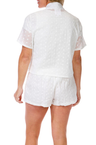 Thumbnail 2: April Kiss Juniors 2 Pc Eyelet Shorts Set 