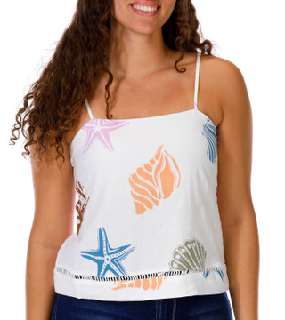 Thumbnail 1: OCEAN DRIVE Juniors Coral Reef Tank Top 