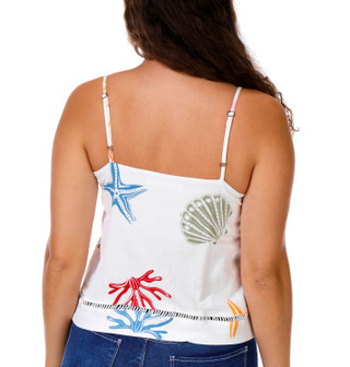 Thumbnail 3: OCEAN DRIVE Juniors Coral Reef Tank Top 