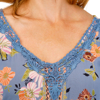 Thumbnail 3: Lola P Women's Sleeveless Hanky Hem Midi Dress 