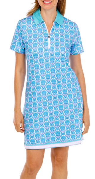Thumbnail 1: Caribbean Joe Women's Outdoor 1/4 Zip Neck Dress 