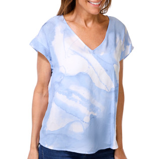 Thumbnail 1: Vince Camuto Women's Short Sleeve V Neck Top 