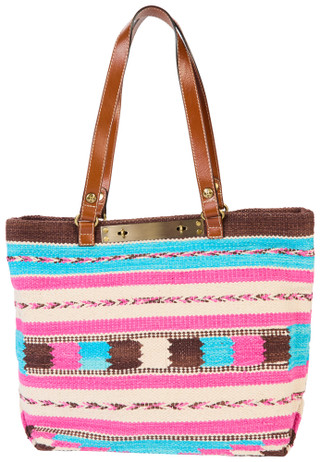 Thumbnail 1: Patricia Nash Woven Chennai Tote Handbag 