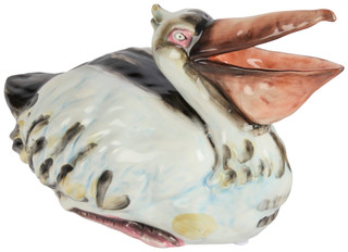 Thumbnail 1: BLUE SKY 11 in Ceramic Pelican Figurine 