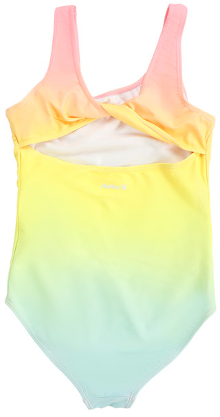 Thumbnail 2: Hurley 1-Piece Big Girls Rainbow Ombre Swimsuit 