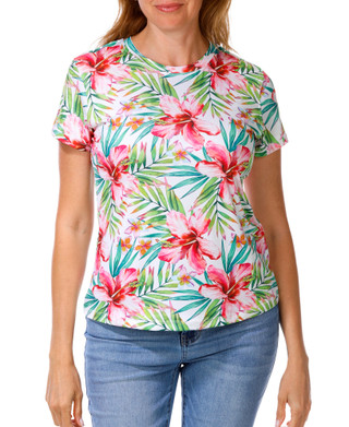 Thumbnail 1: Express Women's Floral Print Top  