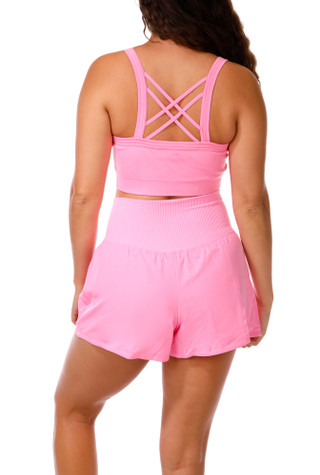 Thumbnail 2: Yogalicious Women's Active Shorts Set 