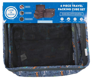 Thumbnail 1: Life is Good 6 Pc Travel Packing Cube Set 