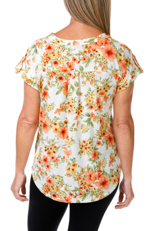 Thumbnail 2: EDGE Women's Floral Print Top  