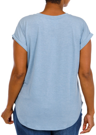 Thumbnail 2: Tru Self Plus Short Sleeve Jesus Loves You Top 