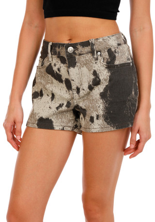 Thumbnail 1: YMI Juniors Cow Print Shorts  