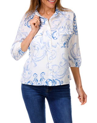 Thumbnail 1: Kate Park Women's Button Down Top 