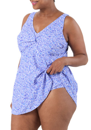 Thumbnail 2: raisins curve Women's Plus One Piece Swimsuit  