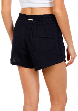 Thumbnail 4: April Kiss Juniors Solid Linen Shorts  