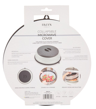 Thumbnail 2: BROOKLYN STEEL CO 10.5 in Collapsible Microwave Plate Cover 