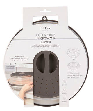 Thumbnail 1: BROOKLYN STEEL CO 10.5 in Collapsible Microwave Plate Cover 