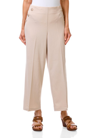 Thumbnail 1: Soho Apparel Women's Sailor Wide Leg Coulotte Pants 