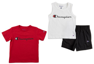 Thumbnail 1: Champion Little Boys Active 3 Pc Shorts Set 