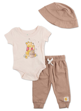 Thumbnail 1: Disney Baby Boys 3 Pc Winnie The Pooh Pants Set 