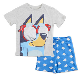 Thumbnail 1: BLUEY Little Boys 2 Pc Character Americana Shorts Set 