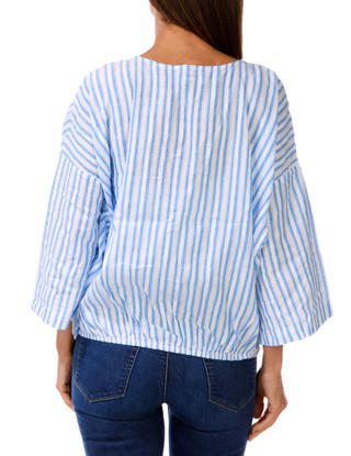 Thumbnail 2: Dash Women's Yarn Dye Single Button Front Top 