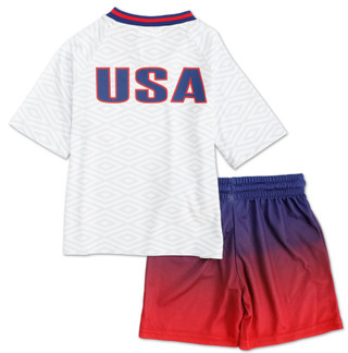 Thumbnail 2: Umbro Little Boys 2 Pc USA Jersey Shorts Set 