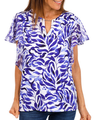 Thumbnail 1: Sara Michele Women's Floral Print Top  