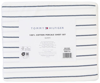 Thumbnail 2: Tommy Hilfiger Queen 4 Pc Cotton Percale Sheet Set 
