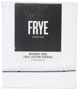Thumbnail 1: FRYE King 4 Pc Cotton Percale Sheet Set 