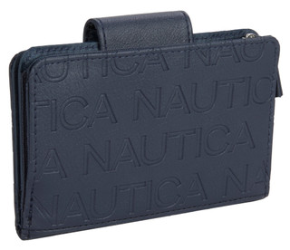 Thumbnail 4: Nautica Faux Leather Logo Embossed Wallet 