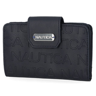 Thumbnail 1: Nautica Faux Leather Logo Embossed Wallet 