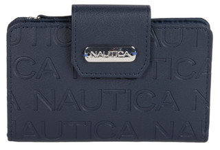 Thumbnail 2: Nautica Faux Leather Logo Embossed Wallet 