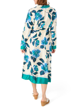 Thumbnail 2: HARLOW & ROSE Womens Long Sleeve Midi Shirt Dress 