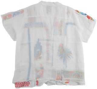 Thumbnail 3: JOHNNY WAS Plus Embroidered Button Front Top 