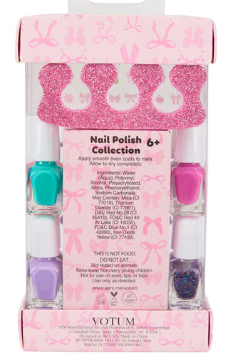 Thumbnail 2: VOTUM Polished, Pretty & Perfectly Tied Nail Activity Set 