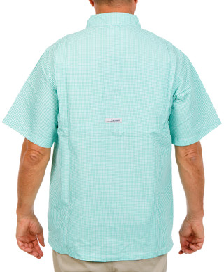 Thumbnail 2: Habit Men's Outdoor Skirr Short Sleeve River Woven Button Down 